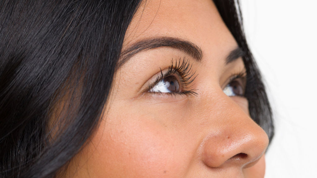 Side View of Lashes with Lash Fusion Mascara